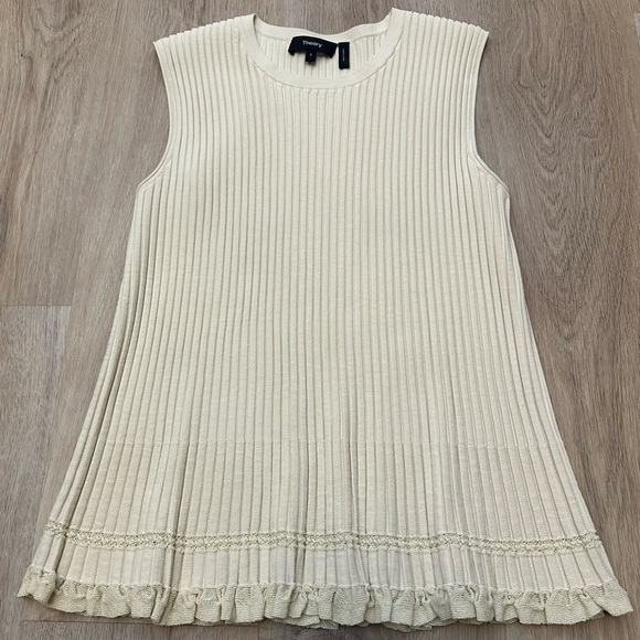 Theory Shell Eco Knit Ribbed Top size P - Picture 7 of 8